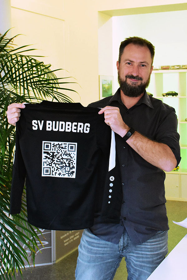 Sven Hannemann -Trikot-Sponsoring für den SV Budberg